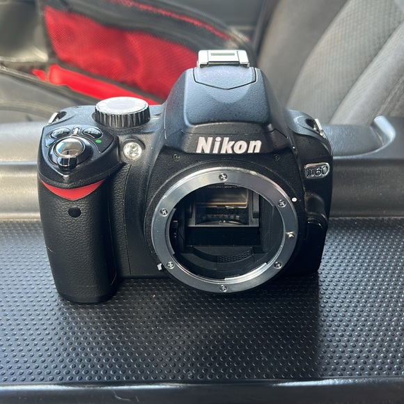 Nikon Black Digital Camera with DSLR Design and Built-in Flash
